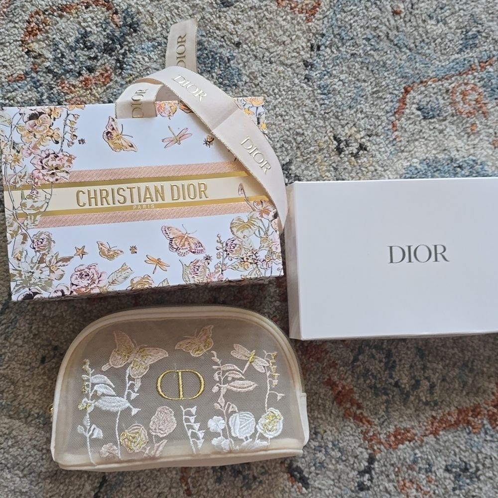 NEW Dior Beige Floral Women's Bag - Picture 9 of 13